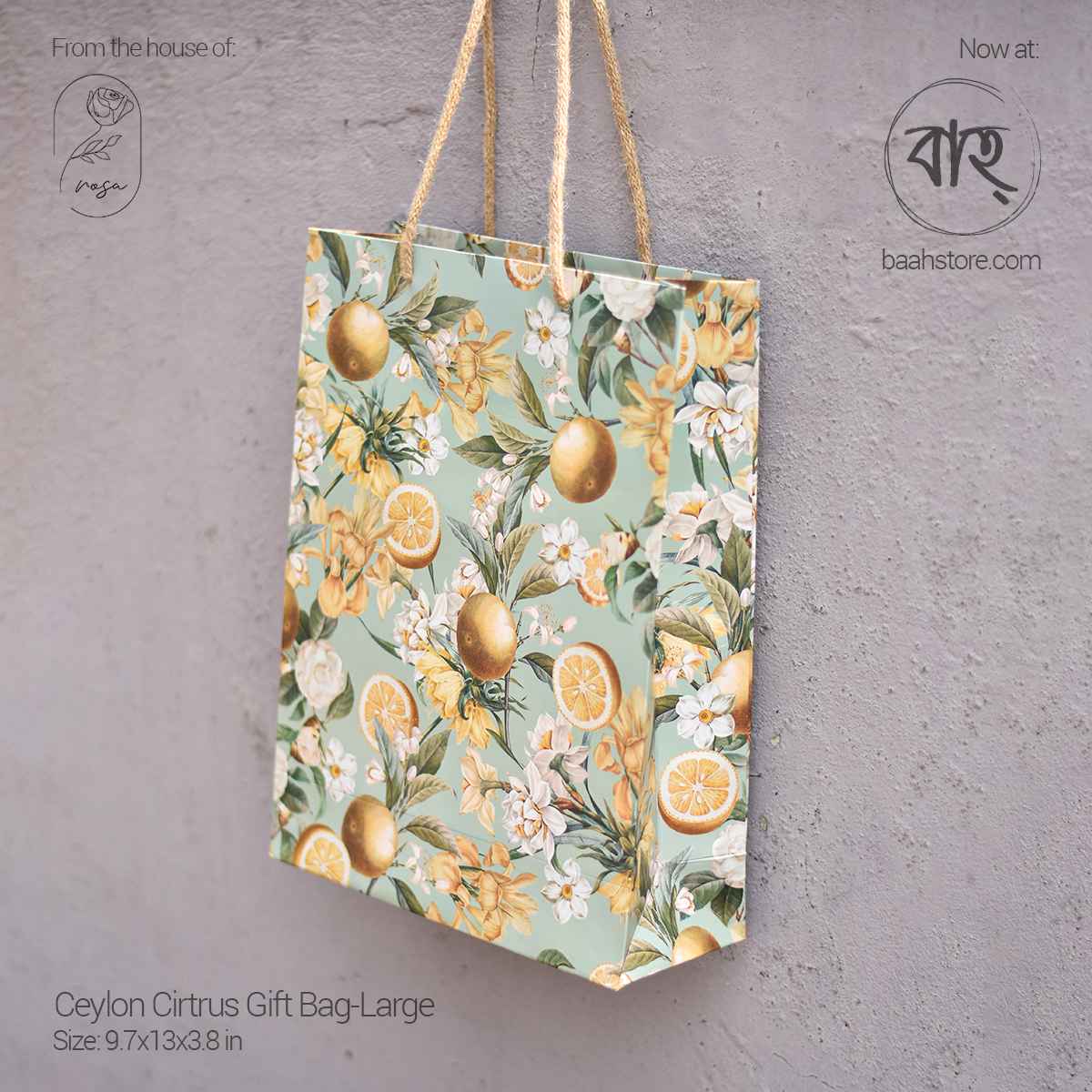 Ceylon Cirtrus Gift Bag-Medium